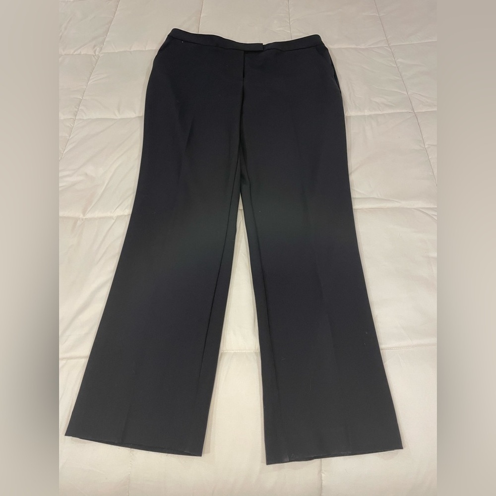 Jones New York Navy Blue Stretchy Dress Trousers Size 12